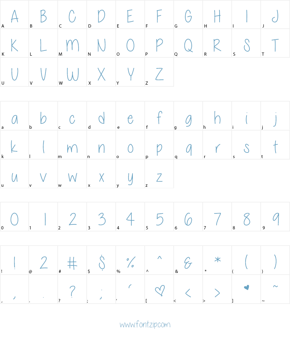 Celia Garcia Font Character